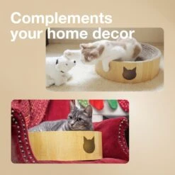 Necoichi Cozy Cat Scratcher Bowl Toy -Furry Friends 183517 PT6. AC SS1800 V1702938868