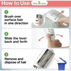 Necoichi Purrfection Neat & Easy Feline Hair Remover -Furry Friends 183525 PT2. AC SS1800 V1565880143