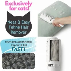 Necoichi Purrfection Neat & Easy Feline Hair Remover -Furry Friends 183525 PT7. AC SS1800 V1565880180