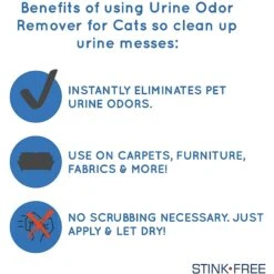 Stink Free Cat Urine & Odor Remover -Furry Friends 183758 PT3. AC SS1800 V1628307674