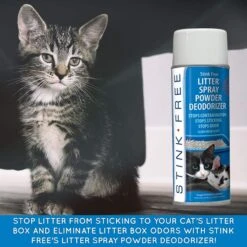 Stink Free Litter & Litter Box Spray Powder 10 Stink Free Litter & Litter Box Spray Powder -Furry Friends 183774 PT4. AC SS1800 V1628308339