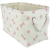 Bone Dry Paw & Bone Print Rectangle Dog Storage Bin 1 Bone Dry Paw & Bone Print Rectangle Dog Storage Bin -Furry Friends 185338 MAIN. AC SS1800 V1565736841