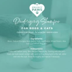 Project Paws Deodorizing Baking Soda Dog & Cat Shampoo -Furry Friends 186818 PT5. AC SS1800 V1564428451