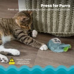 Catstages Purr Pillow Snoozin' Sloth Calming Plush Cat Toy -Furry Friends 190715 PT2. AC SS1800 V1631687228