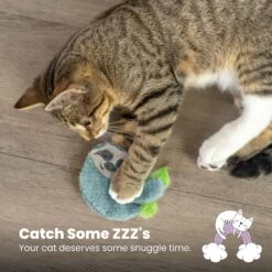 Catstages Purr Pillow Snoozin' Sloth Calming Plush Cat Toy -Furry Friends 190715 PT5. AC SS1800 V1631681816
