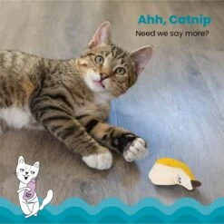 Catstages Dental Banana Cat Chew Toy With Catnip 10 Catstages Dental Banana Cat Chew Toy With Catnip -Furry Friends 190721 PT2. AC SS1800 V1631682722