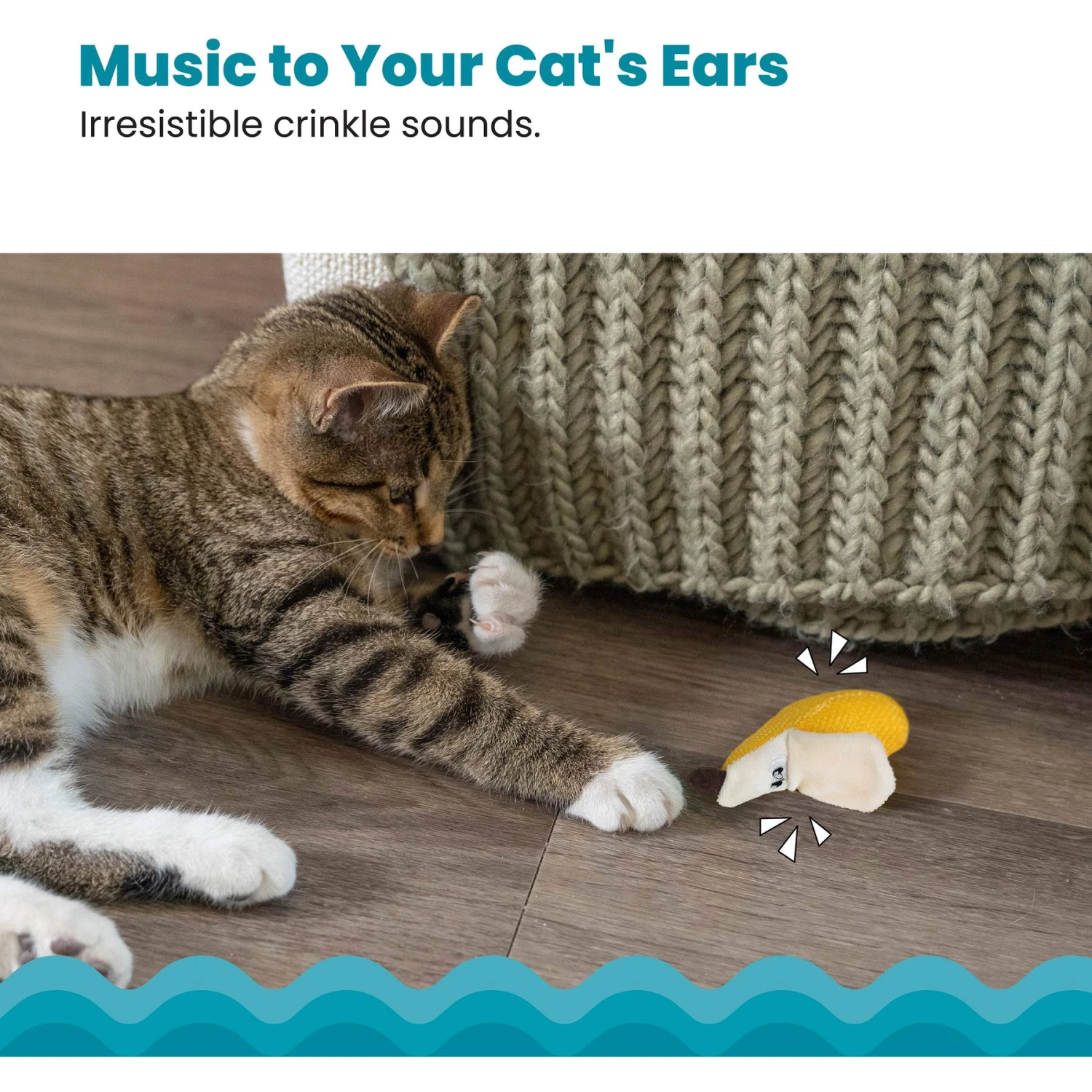 Catstages Dental Banana Cat Chew Toy With Catnip 6 Catstages Dental Banana Cat Chew Toy With Catnip - Image 4