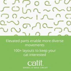 Catit Senses 2.0 Wave Circuit Cat Toy 13 Catit Senses 2.0 Wave Circuit Cat Toy -Furry Friends 191556 PT2. AC SS1800 V1628093767