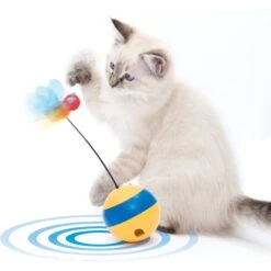 Catit Play Spinning Bee Interactive Cat Toy -Furry Friends 191568 PT2. AC SS1800 V1628224587