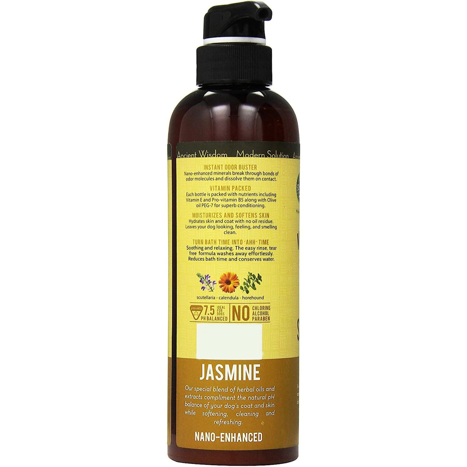 RELIQ Mineral Spa Jasmine Pet Shampoo, 16.9-oz Bottle 4 RELIQ Mineral Spa Jasmine Pet Shampoo, 16.9-oz Bottle - Image 2