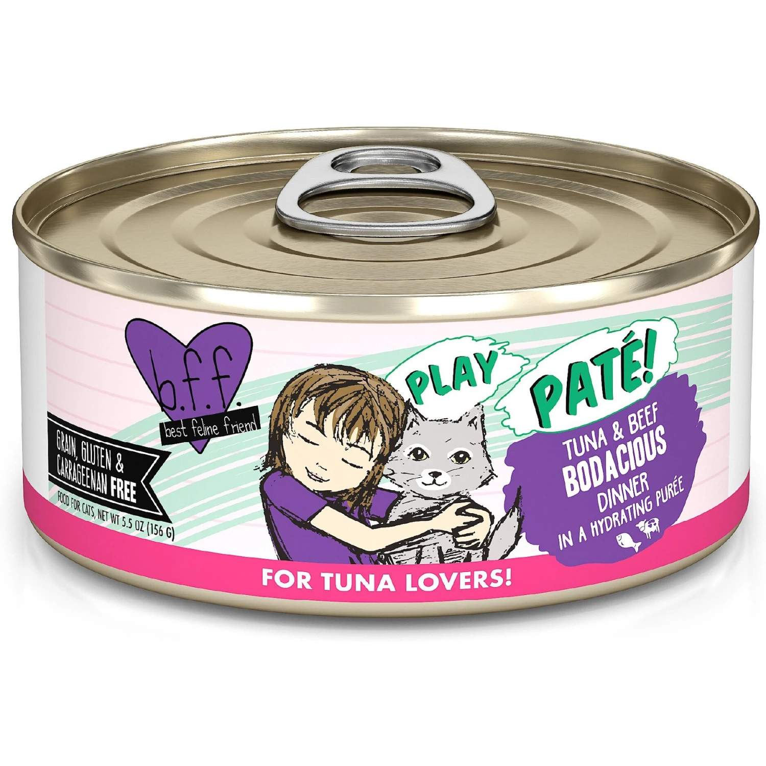 BFF Play Pate Lovers Tuna & Beef Bodacious Wet Cat Food 3 BFF Play Pate Lovers Tuna & Beef Bodacious Wet Cat Food
