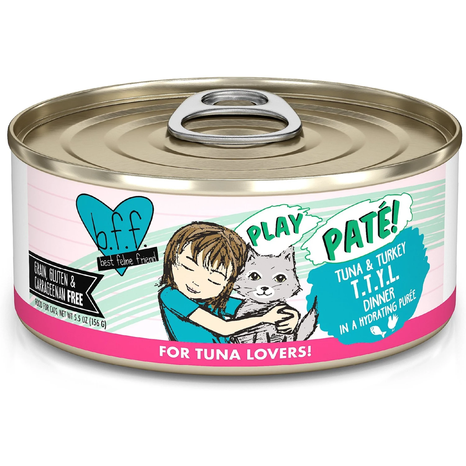 BFF Play Pate Lovers Tuna & Turkey T.T.Y.L. Wet Cat Food 3 BFF Play Pate Lovers Tuna & Turkey T.T.Y.L. Wet Cat Food