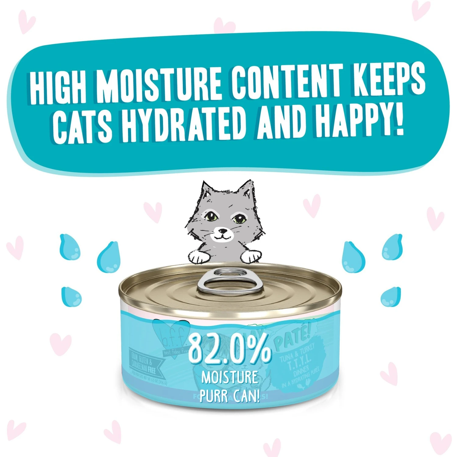 BFF Play Pate Lovers Tuna & Turkey T.T.Y.L. Wet Cat Food 6 BFF Play Pate Lovers Tuna & Turkey T.T.Y.L. Wet Cat Food - Image 4