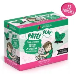 BFF Play Pate Lovers Tuna & Turkey Totes Wet Cat Food, 3-oz Pouch, Pack Of 12 12 BFF Play Pate Lovers Tuna & Turkey Totes Wet Cat Food, 3-oz Pouch, Pack Of 12 -Furry Friends 192255 PT1. AC SS1800 V1649109725