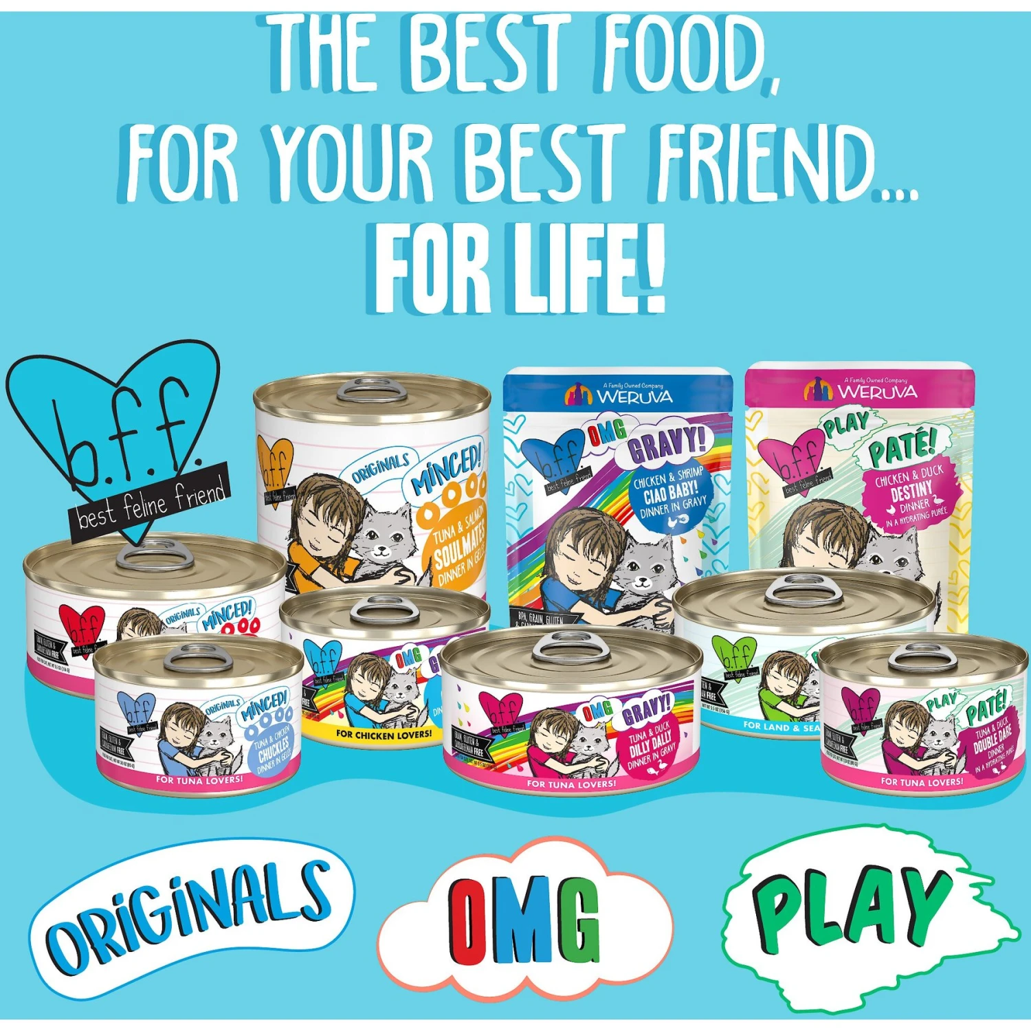 BFF Play Pate Lovers Salmon & Tuna Tuck Me In Wet Cat Food 10 BFF Play Pate Lovers Salmon & Tuna Tuck Me In Wet Cat Food - Image 8