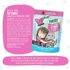 BFF Play Pate Lovers Duck & Tuna Tap Dance Wet Cat Food, 3-oz Pouch, Pack Of 12 17 BFF Play Pate Lovers Duck & Tuna Tap Dance Wet Cat Food, 3-oz Pouch, Pack Of 12 -Furry Friends 192280 PT6. AC SS1800 V1649108509