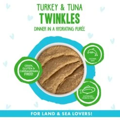 BFF Play Pate Lovers Turkey & Tuna Twinkles Wet Cat Food, 3-oz Pouch, Pack Of 12 -Furry Friends 192282 PT2. AC SS1800 V1649124113