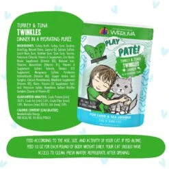 BFF Play Pate Lovers Turkey & Tuna Twinkles Wet Cat Food, 3-oz Pouch, Pack Of 12 -Furry Friends 192282 PT6. AC SS1800 V1649133468
