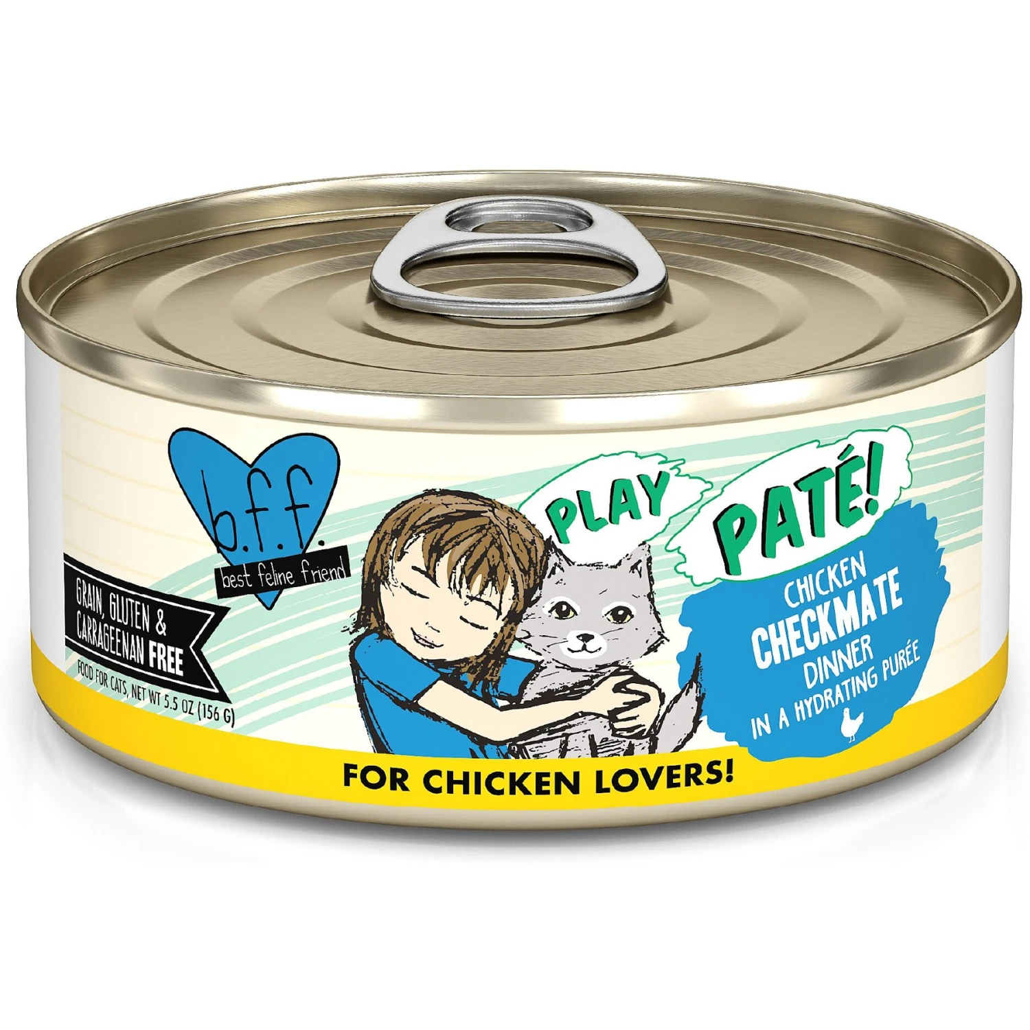 BFF Play Pate Lovers Chicken Checkmate Wet Cat Food 3 BFF Play Pate Lovers Chicken Checkmate Wet Cat Food
