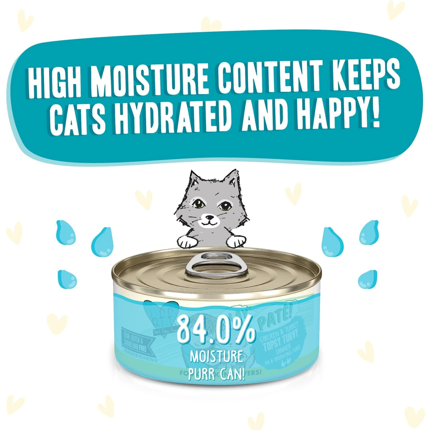 BFF Play Pate Lovers Chicken & Turkey Topsy Turvy Wet Cat Food 6 BFF Play Pate Lovers Chicken & Turkey Topsy Turvy Wet Cat Food - Image 4