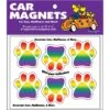 Imagine This Company Mini-Paws Car Magnet, 6 Count -Furry Friends 192805 MAIN. AC SS1800 V1639607517
