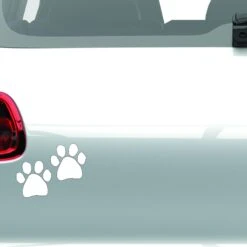 Imagine This Company Double Paw Car Window Decal -Furry Friends 192814 PT2. AC SS1800 V1639608096