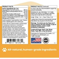 Paramount Pet Health Glucosamine Cat Supplement -Furry Friends 193928 PT4. AC SS1800 V1635274610