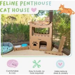 Petique Feline Penthouse Cat Scratcher 8 Petique Feline Penthouse Cat Scratcher -Furry Friends 193980 PT1. AC SS1800 V1566335227