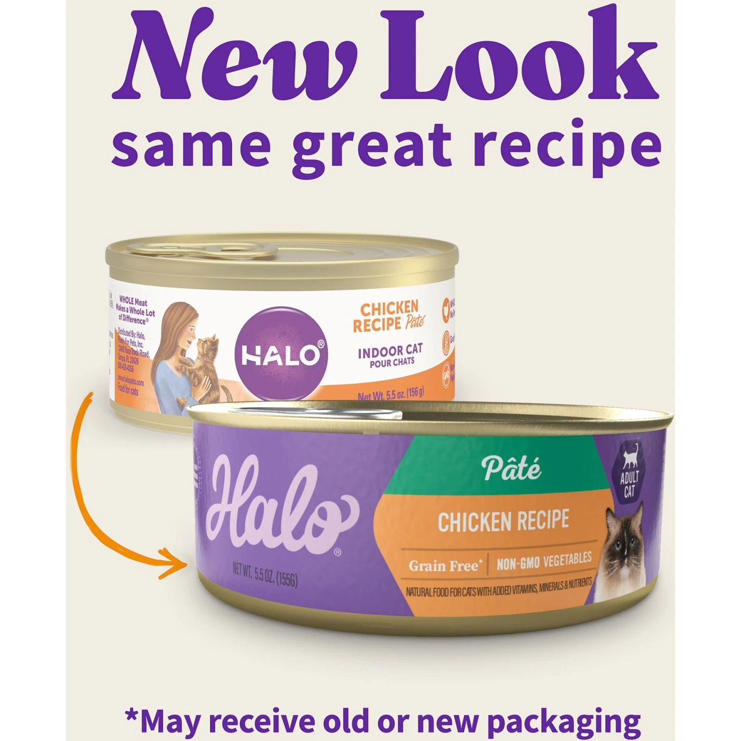 Halo Adult Grain-Free Pate Chicken Recipe Wet Cat Food 4 Halo Adult Grain-Free Pate Chicken Recipe Wet Cat Food - Image 2