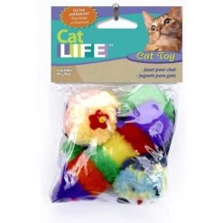 Penn-Plax Play-Fulls Multi-Pack Cat Toys, Color Varies -Furry Friends 198367 PT4. AC SS1800 V1595365576