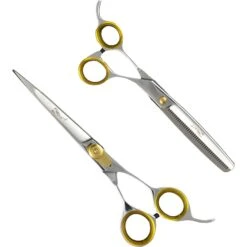Sharf Gold Touch 7.5" Straight & 6.5" Thinning Scissors Pet Grooming Shear Kit