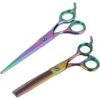 Sharf Gold Touch Rainbow 7.5" Straight & 6.5" Thinning Scissors Pet Grooming Shear Kit -Furry Friends 198827 MAIN. AC SS1800 V1567694238