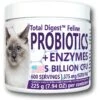 Equa Holistics Total Digest Probiotics & Enzymes Cat Supplement -Furry Friends 199781 MAIN. AC SS1800 V1569244348