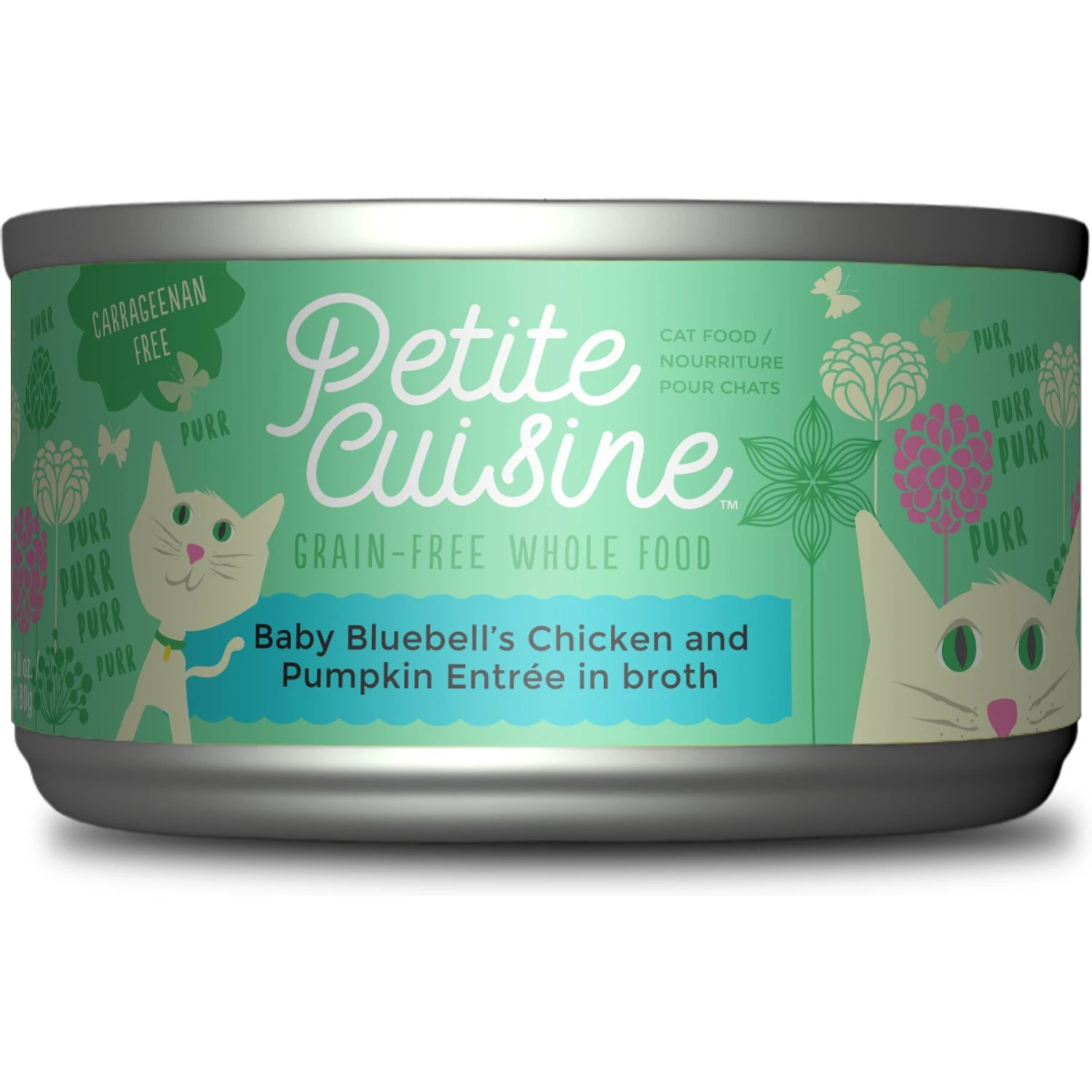 Petite Cuisine Baby Bluebell's Chicken & Pumpkin Entrée In Broth Grain-Free Wet Cat Food, 2.8-oz Can, Case Of 24 3 Petite Cuisine Baby Bluebell's Chicken & Pumpkin Entrée In Broth Grain-Free Wet Cat Food, 2.8-oz Can, Case Of 24