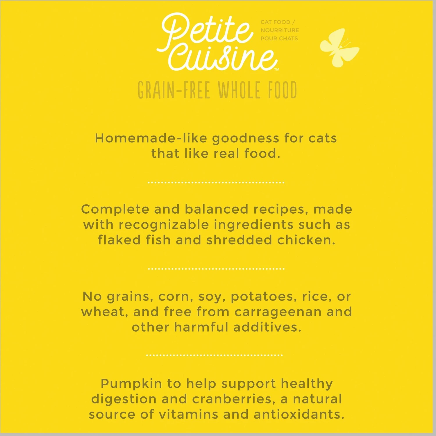 Petite Cuisine Sweet Ivy's Chicken & Sweet Potato Entrée In Broth Grain-Free Wet Cat Food, 2.8-oz Can, Case Of 24 7 Petite Cuisine Sweet Ivy's Chicken & Sweet Potato Entrée In Broth Grain-Free Wet Cat Food, 2.8-oz Can, Case Of 24 - Image 5
