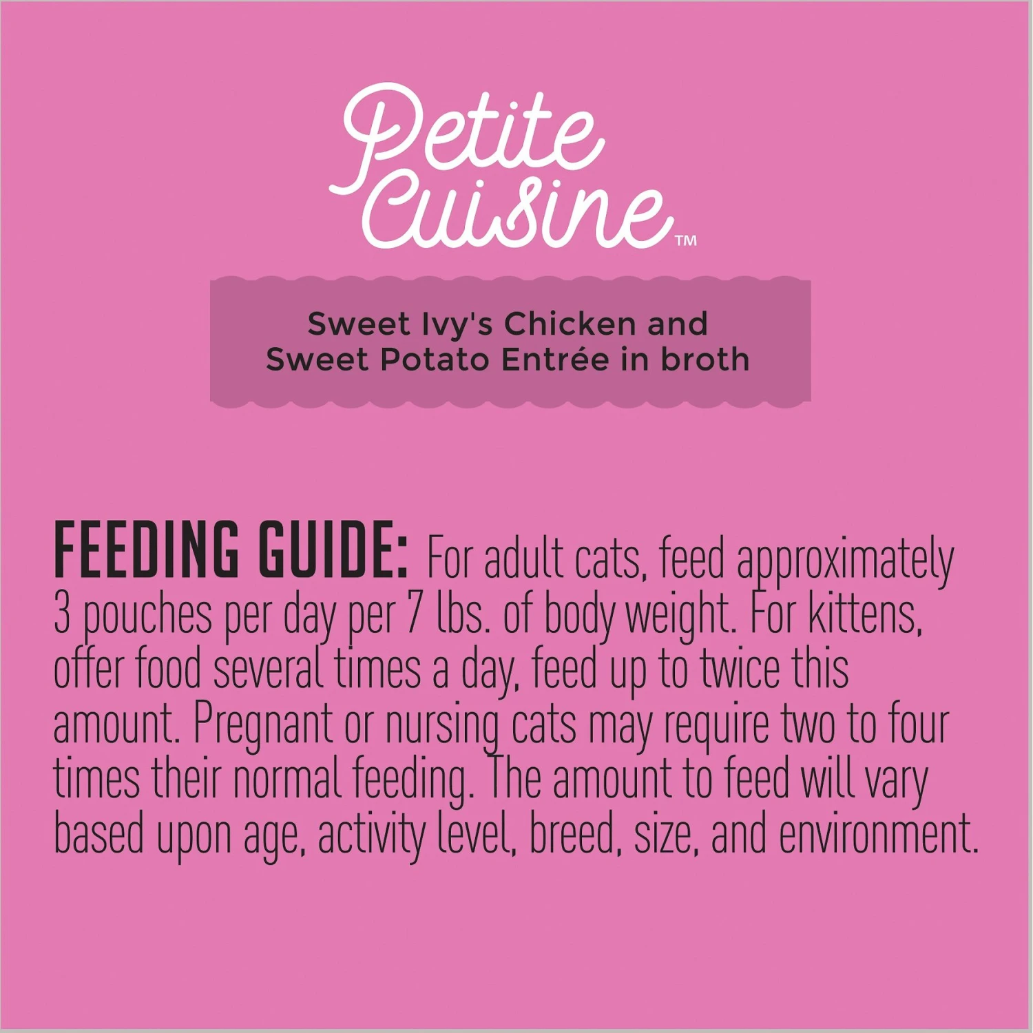 Petite Cuisine Sweet Ivy's Chicken & Sweet Potato Entrée In Broth Grain-Free Wet Cat Food, 2.8-oz Can, Case Of 24 10 Petite Cuisine Sweet Ivy's Chicken & Sweet Potato Entrée In Broth Grain-Free Wet Cat Food, 2.8-oz Can, Case Of 24 - Image 8