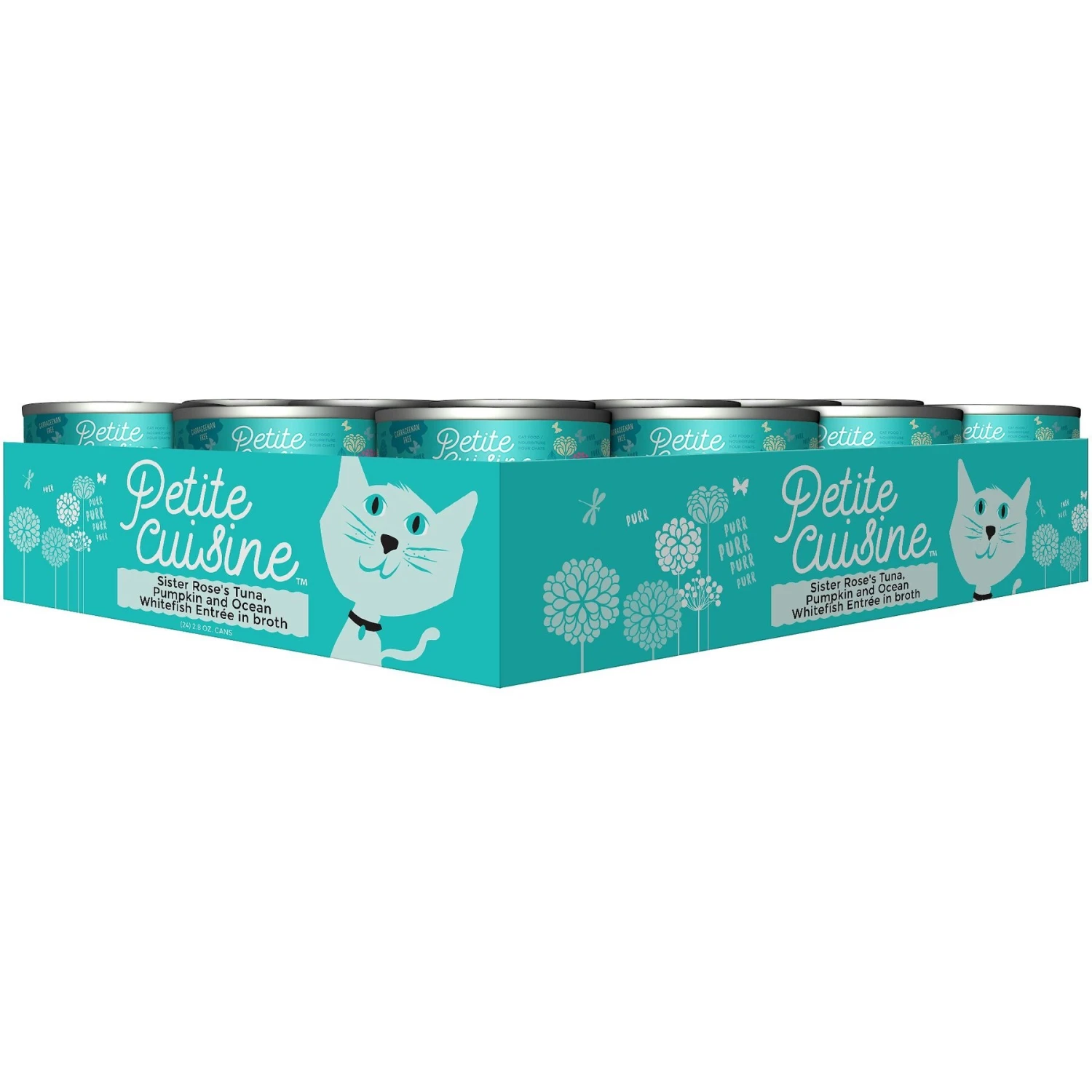 Petite Cuisine Sister Rose's Tuna, Pumpkin & Ocean Whitefish Entrée In Broth Grain-Free Wet Cat Food, 2.8-oz Can, Case Of 24 5 Petite Cuisine Sister Rose's Tuna, Pumpkin & Ocean Whitefish Entrée In Broth Grain-Free Wet Cat Food, 2.8-oz Can, Case Of 24 - Image 3