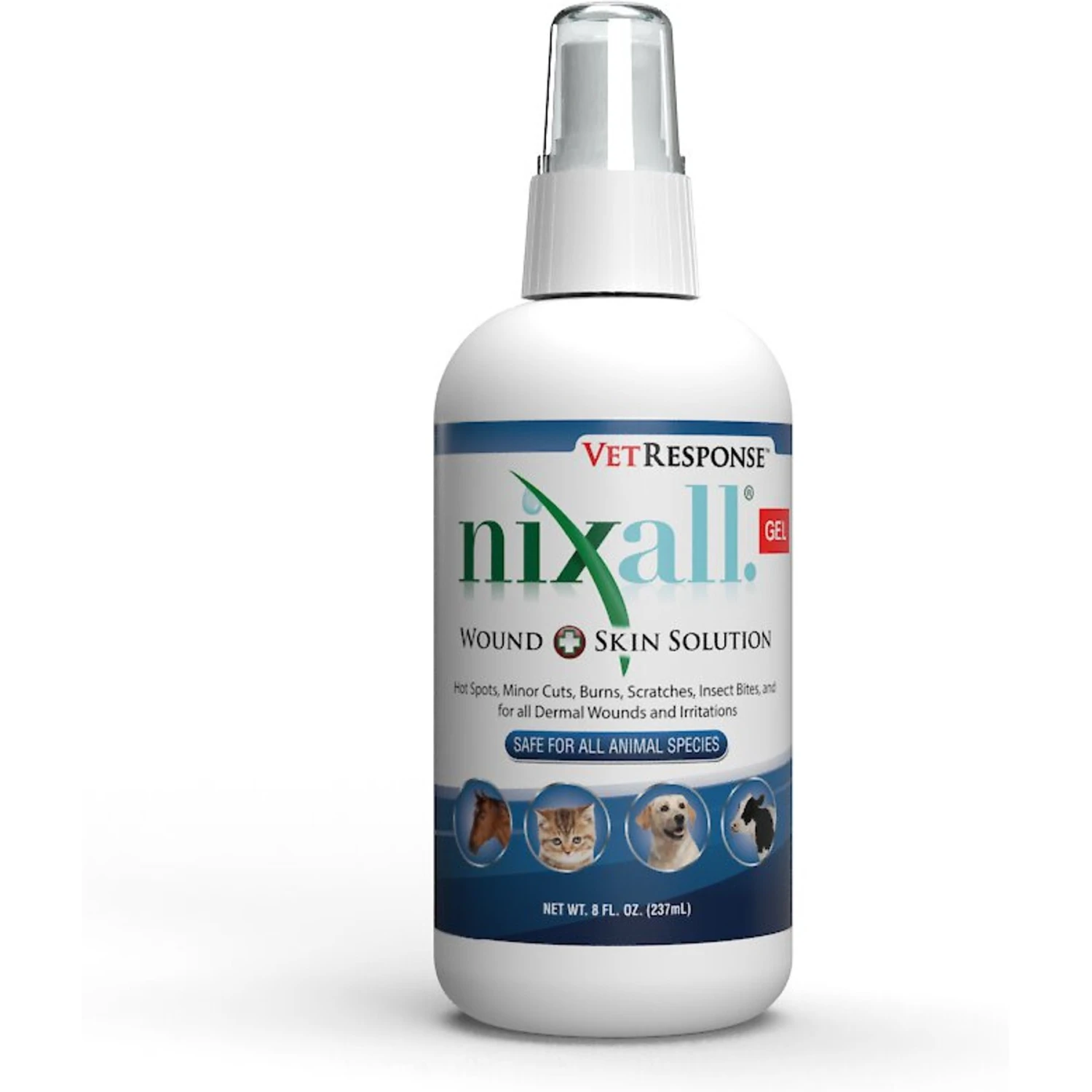 Nixall VetResponse Wound & Skin Gel Solution For Dogs, Cats & Horses 3 Nixall VetResponse Wound & Skin Gel Solution For Dogs, Cats & Horses