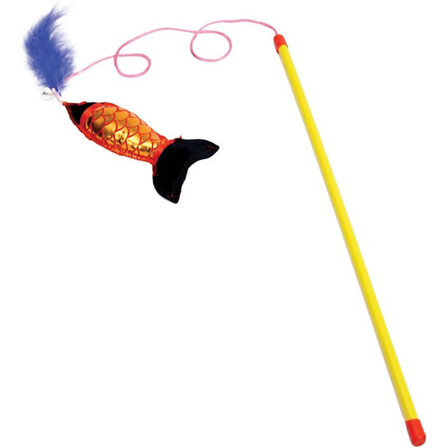 Turbo Fishing Pole Wand Cat Toy 3 Turbo Fishing Pole Wand Cat Toy
