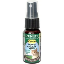 Remedi Animal Solutions Cat-14 Travel Anxiety Relief Cat Supplement, 1-oz Bottle