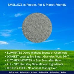 Smelleze Natural Pet Litter Deodorizer Granules, 2-lb Bottle 13 Smelleze Natural Pet Litter Deodorizer Granules, 2-lb Bottle -Furry Friends 205621 PT4. AC SS1800 V1628703690
