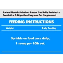 Animal Health Solutions Better Cat Belly Probiotics, Prebiotics & Digestive Enzymes Cat Supplement, 9-oz Bag -Furry Friends 207351 PT5. AC SS1800 V1676041926