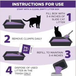 Arm & Hammer Litter Slide Multi-Cat Scented Clumping Clay Cat Litter -Furry Friends 207535 PT4. AC SS1800 V1676491990