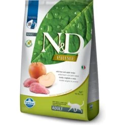 Farmina N&D Prime Boar & Apple Recipe Adult Cat Dry Food, 11-lb Bag