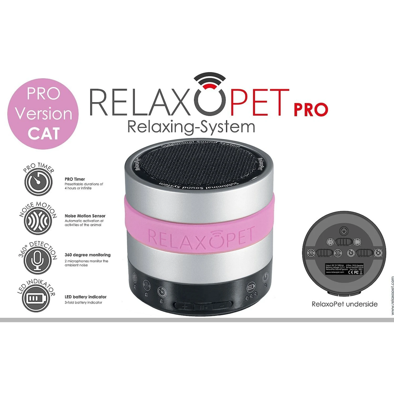 RelaxoPet Pro Cat Relaxation System 5 RelaxoPet Pro Cat Relaxation System - Image 3