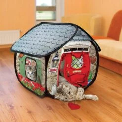 KONG Play Spaces Bungalow Cat Toy 8 KONG Play Spaces Bungalow Cat Toy -Furry Friends 209634 PT2. AC SS1800 V1631773648