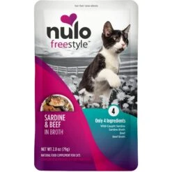 Nulo FreeStyle Sardine & Beef In Broth Cat Food Topper