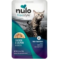 Nulo FreeStyle Chicken & Salmon In Broth Cat Food Topper