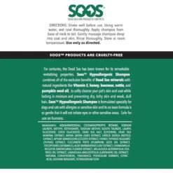 Soos Pets Hypoallergenic Dog & Cat Shampoo -Furry Friends 210935 PT4. AC SS1800 V1676318636