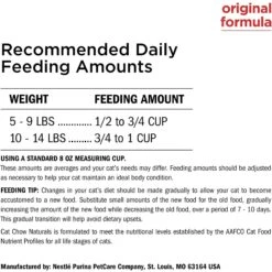 Purina Cat Chow Naturals Original With Added Vitamins, Minerals & Nutrients Dry Cat Food 19 Purina Cat Chow Naturals Original With Added Vitamins, Minerals & Nutrients Dry Cat Food -Furry Friends 211440 PT8. AC SS1800 V1695736093